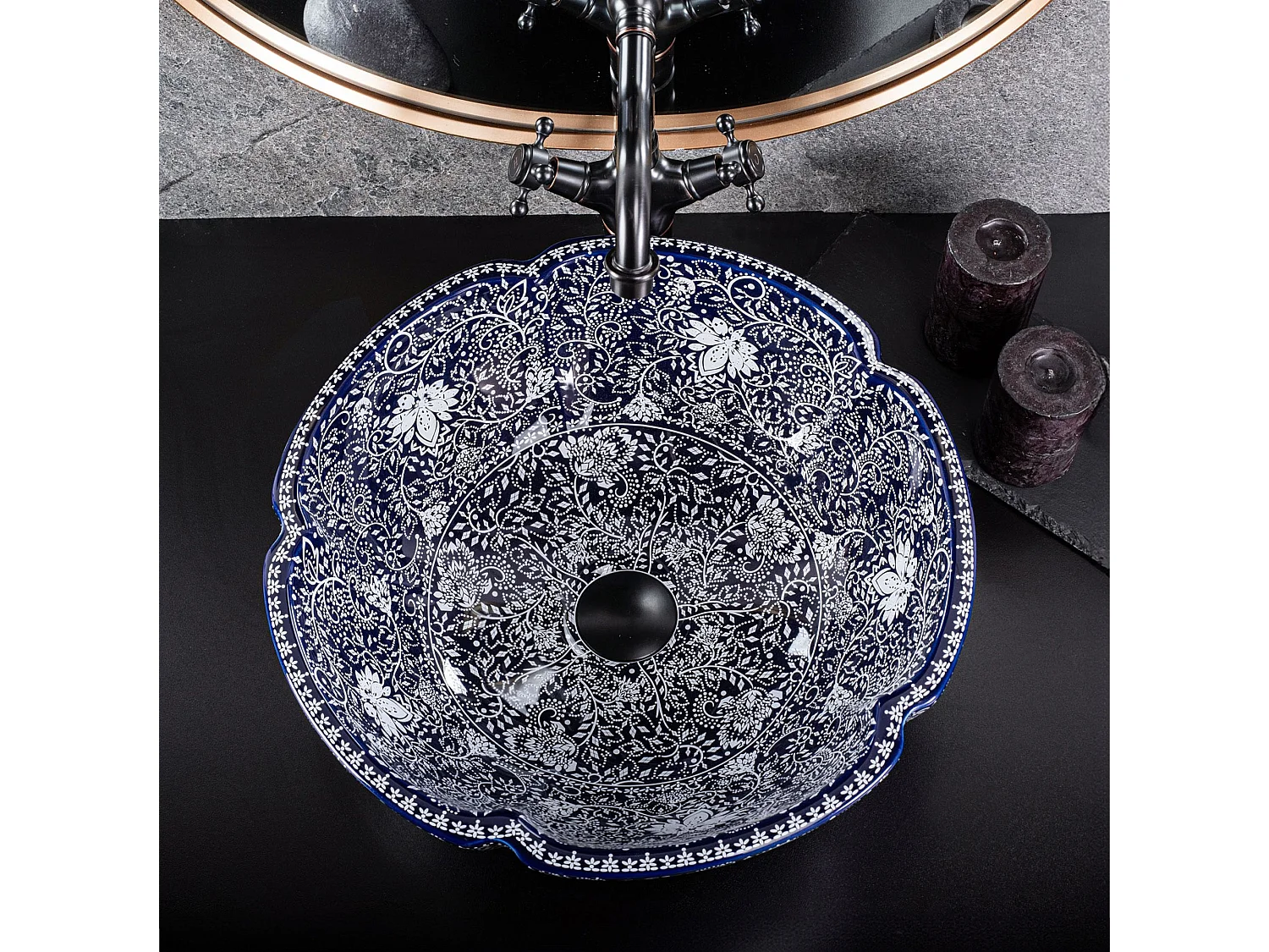 Vasque À Poser Rea Sevilla Blue