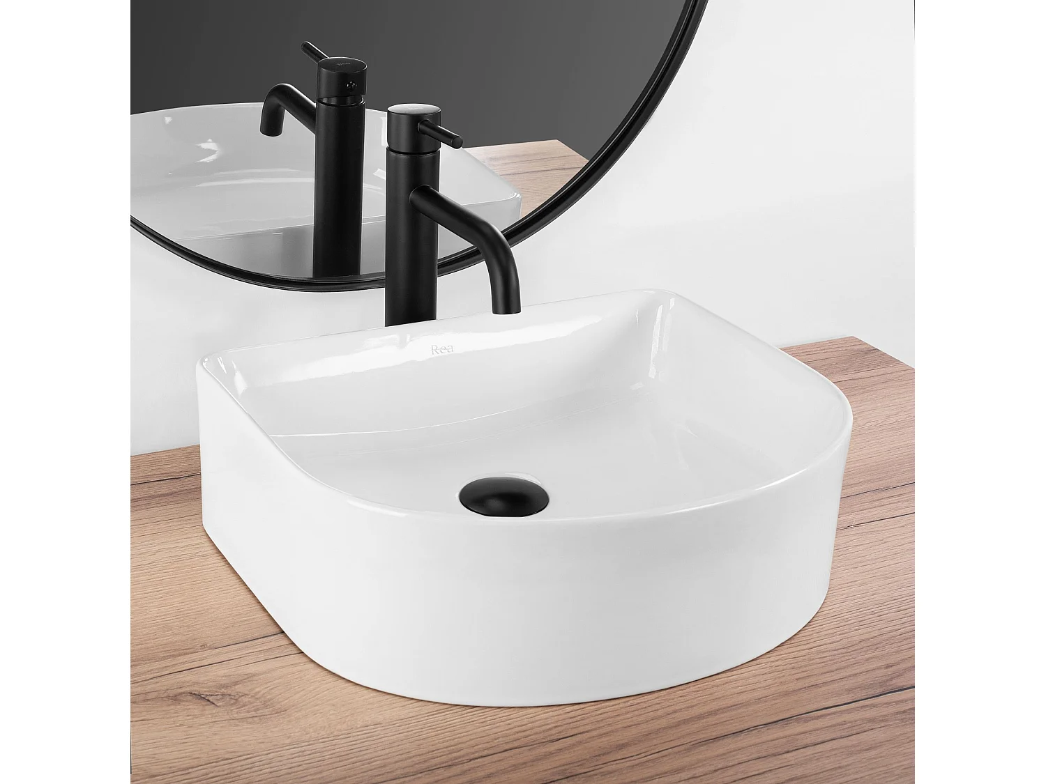 Opzetwastafel Rea Clara White