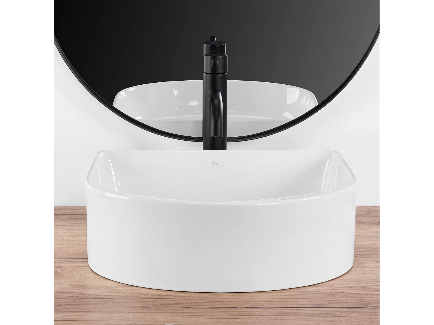 Opzetwastafel Rea Clara White