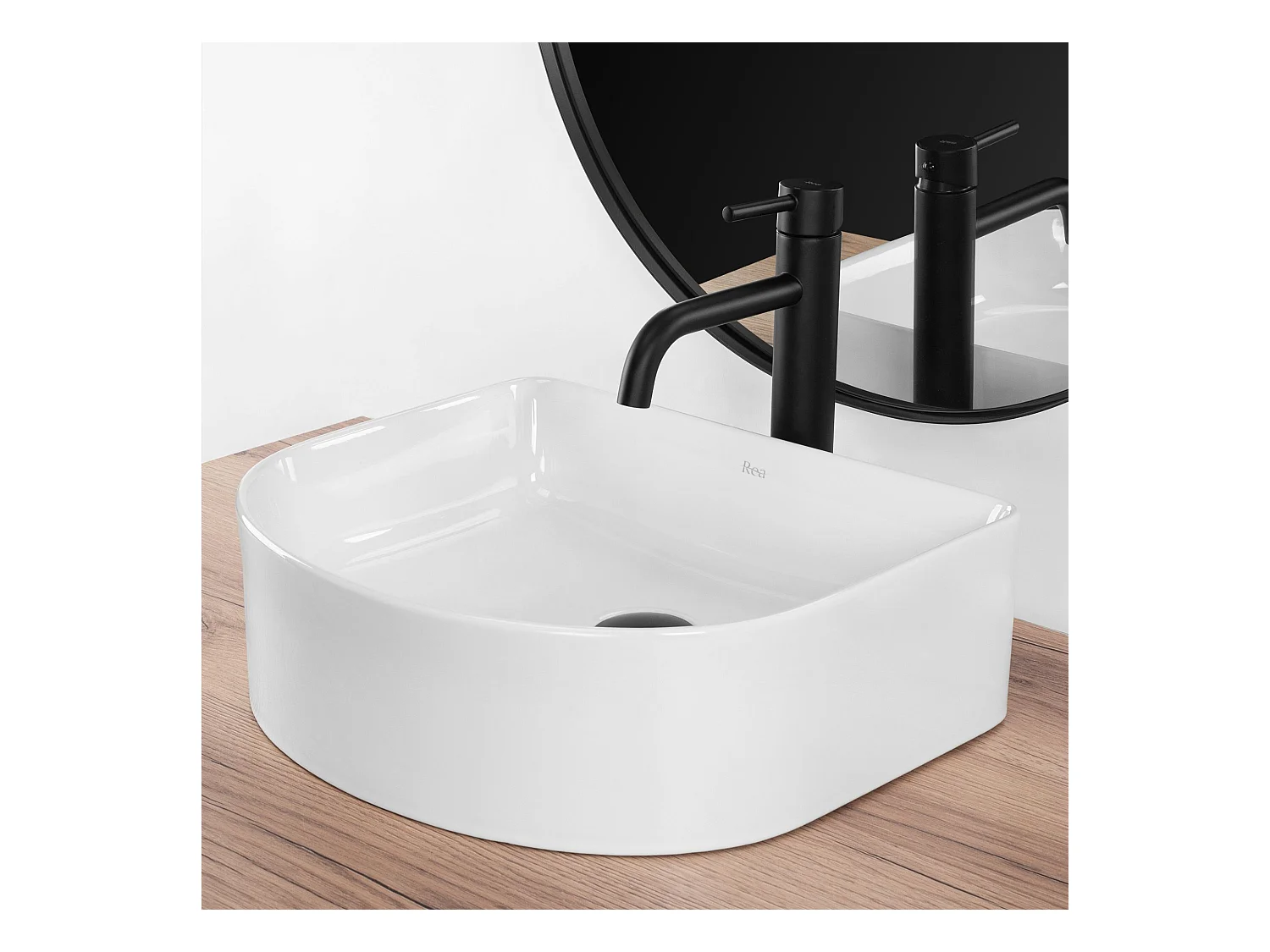 Vasque À Poser Rea Clara White