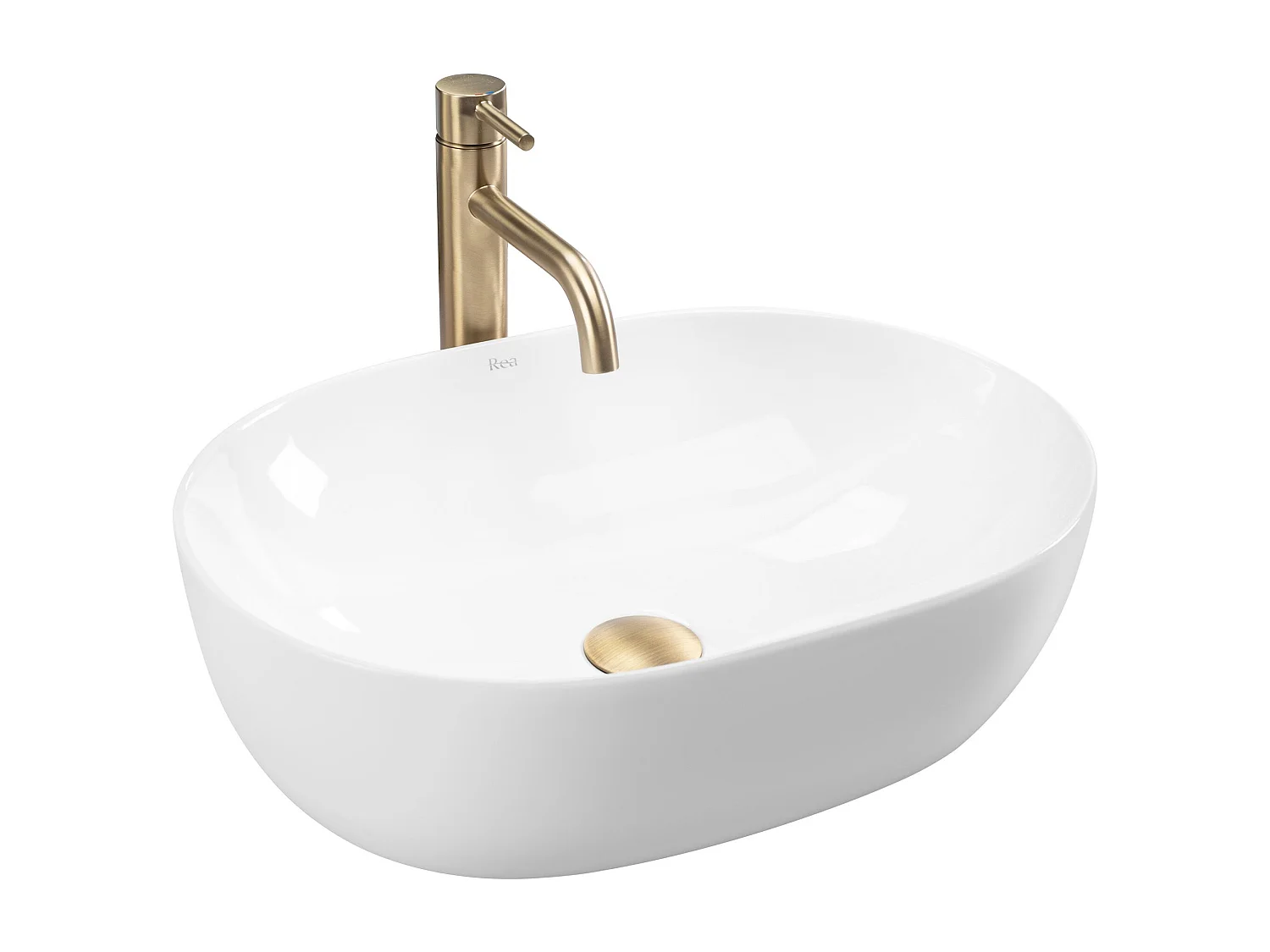 Aufsatzwaschbecken Rea Lisa White