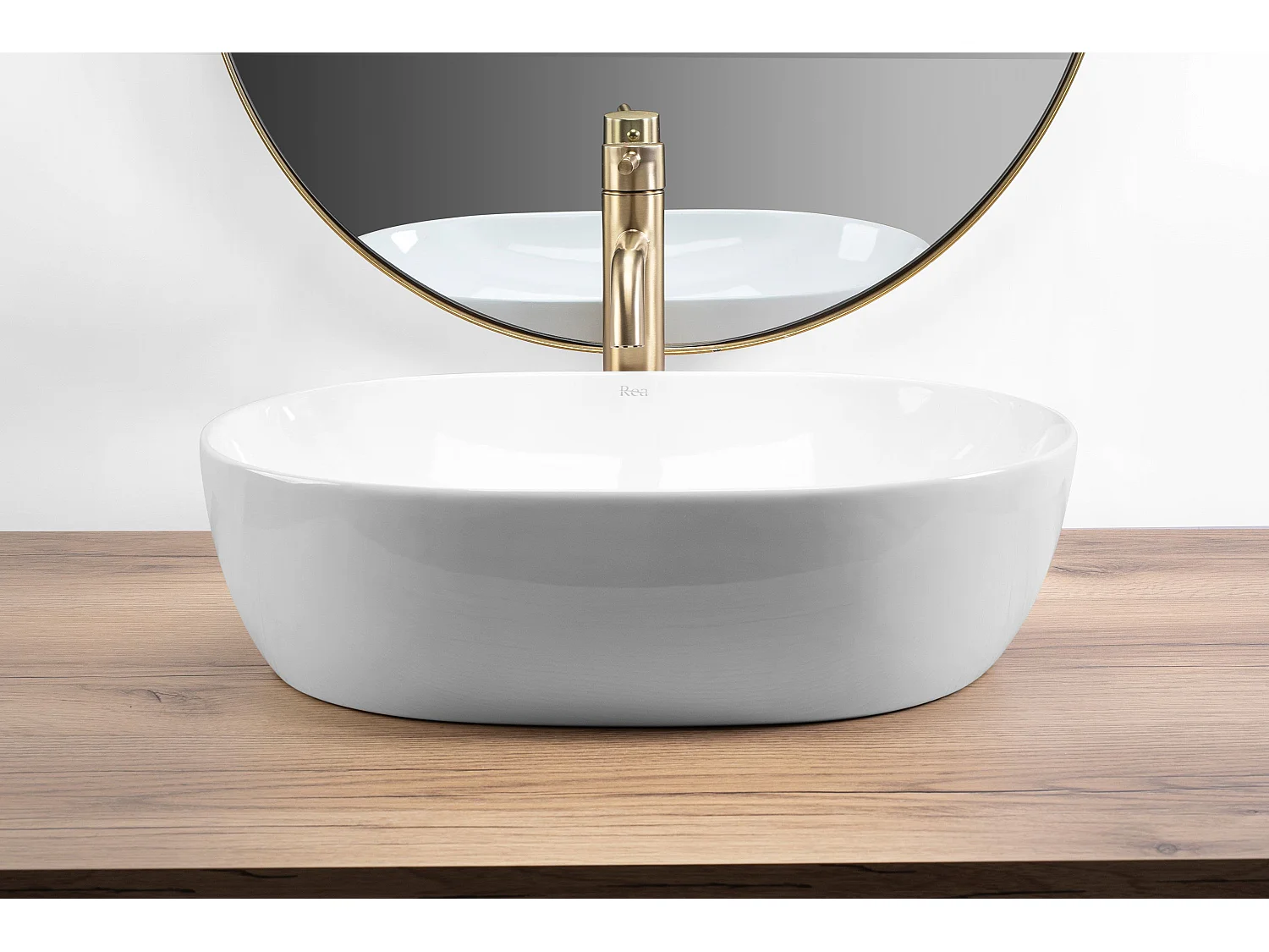 Aufsatzwaschbecken Rea Lisa White