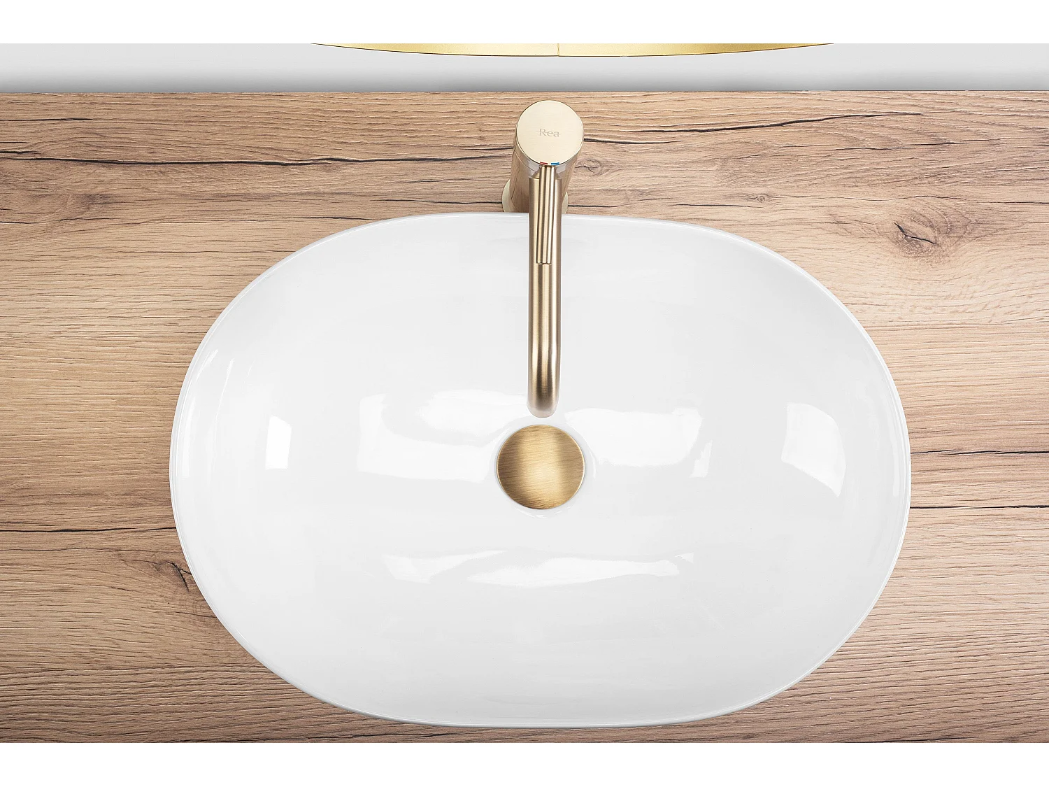 Lavatório De Apoio Rea Lisa White