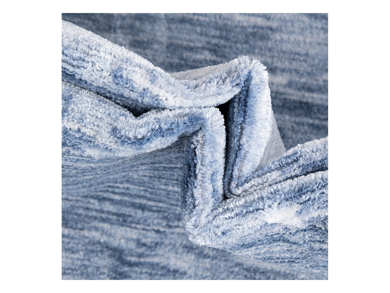 Teppich 160x245 Hellblau Gabbeh Design