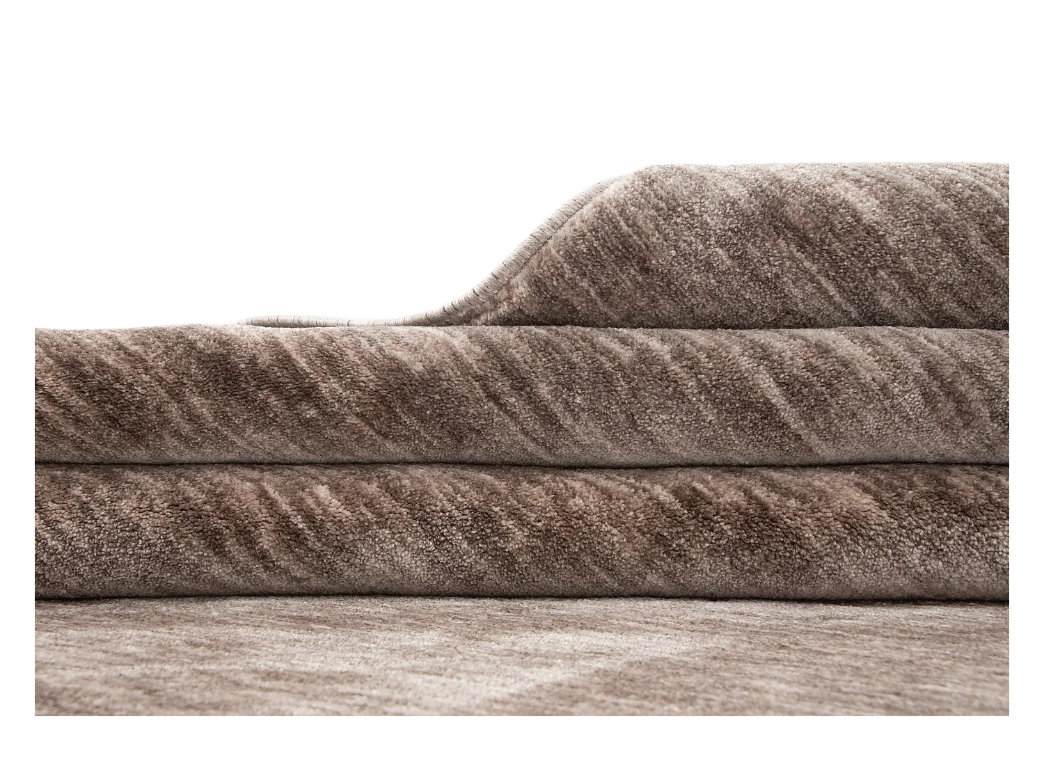 Teppich 80x305 Braun Gabbeh Design