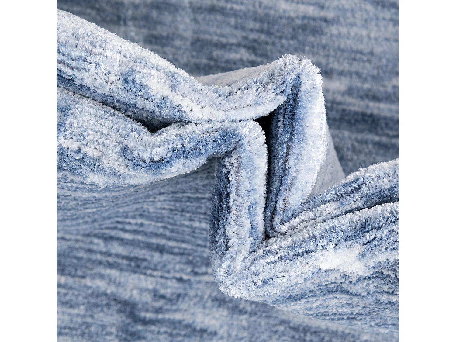 Teppich 62x185 Hellblau Gabbeh Design