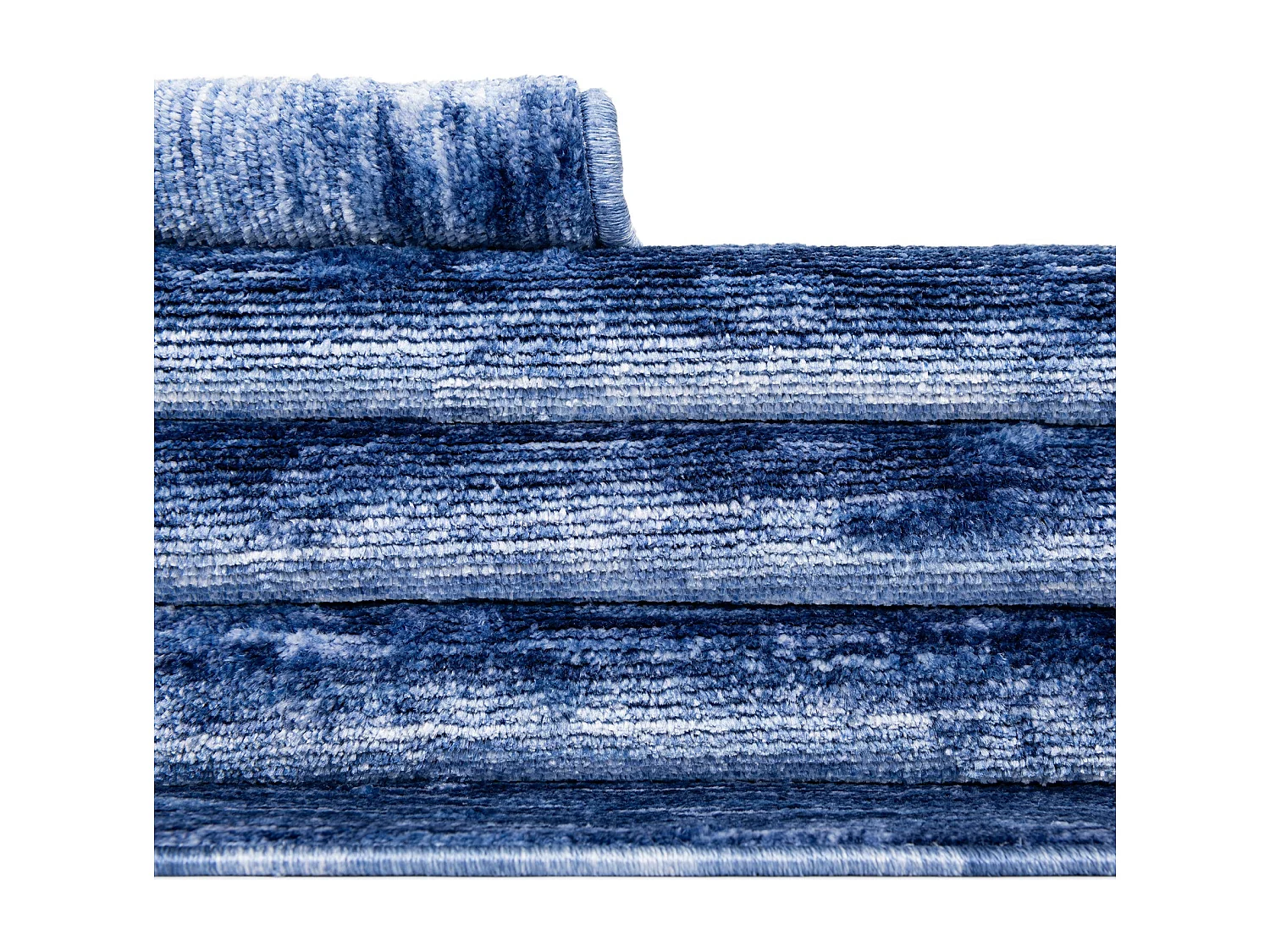 Teppich 62x245 Blau Gabbeh Design