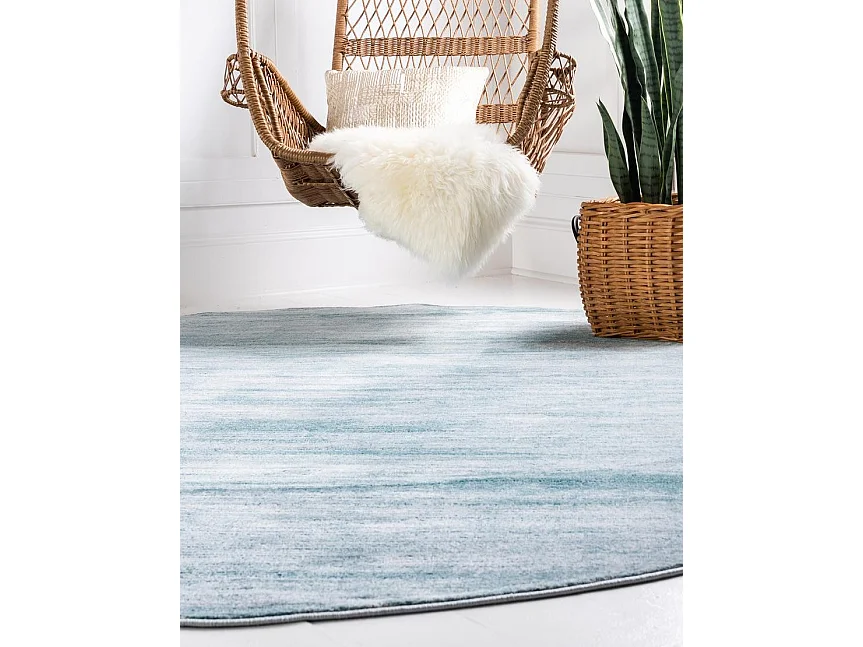 Tappeto 160x160 Turchese Bellevue