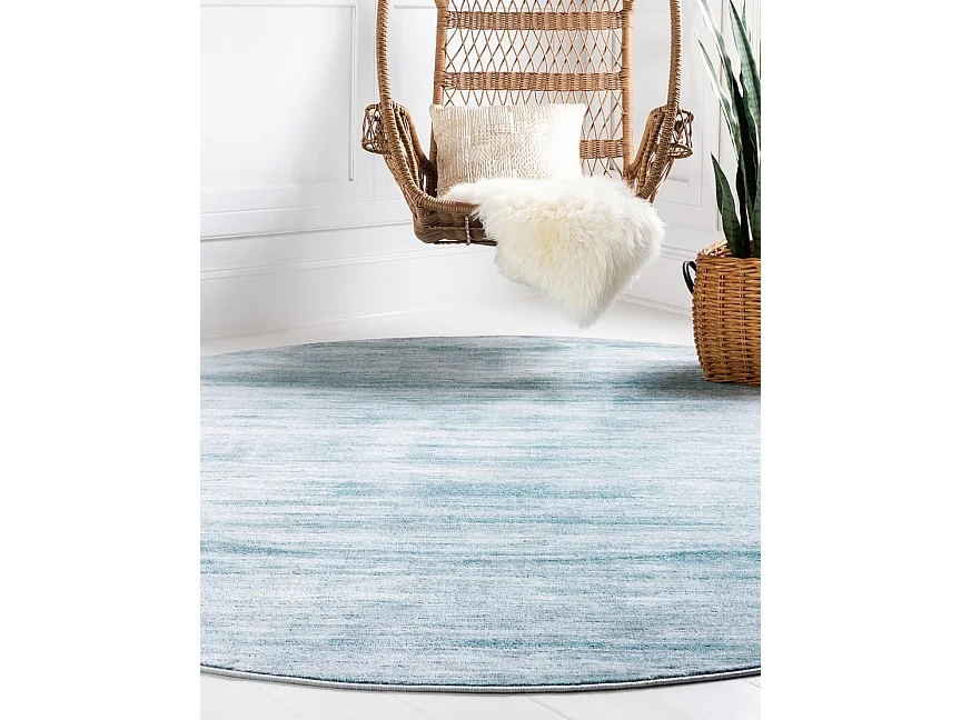 Tappeto 160x160 Turchese Bellevue