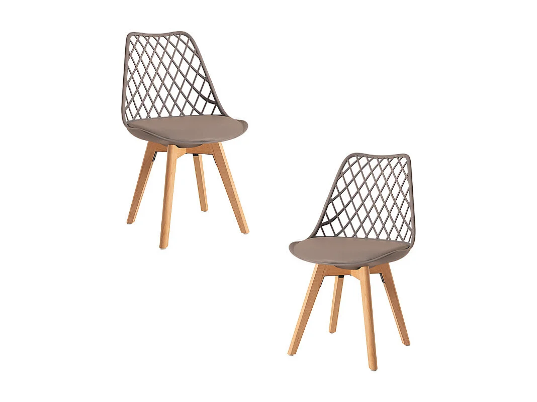 Packs Sillas Comedor - Pack 2 Sillas Mima - Taupe