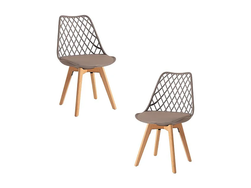 Packs Sillas Comedor - Pack 2 Sillas Mima - Taupe