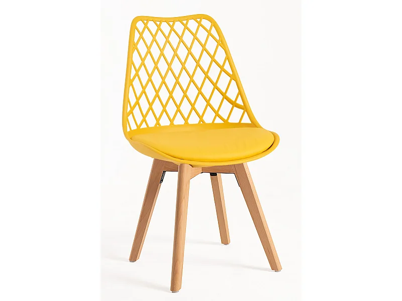 Packs Sillas Comedor - Pack 6 Sillas Mima - Amarillo
