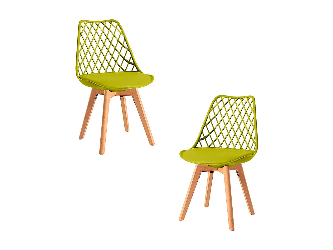 Packs Sillas Comedor - Pack 2 Sillas Mima - Verde Claro