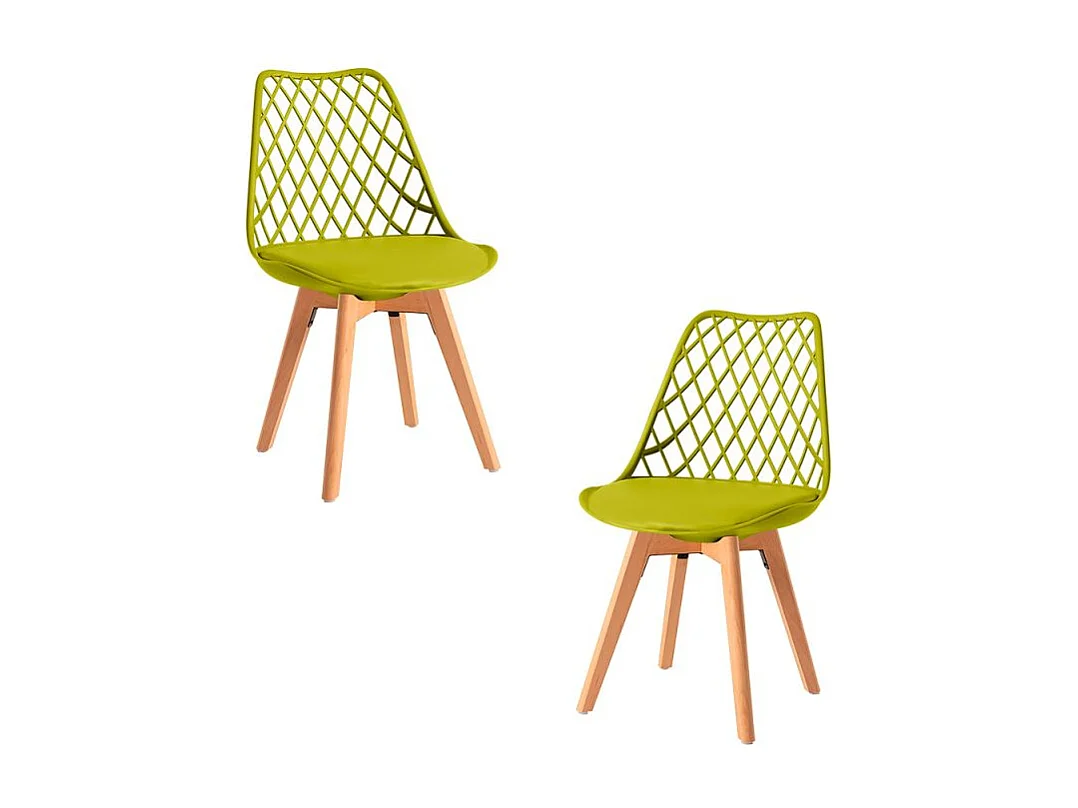 Packs Sillas Comedor - Pack 2 Sillas Mima - Verde Claro