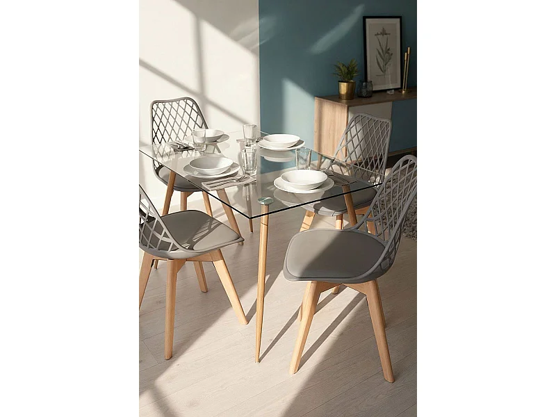 Packs Sillas Comedor - Pack 4 Sillas Mima - Taupe