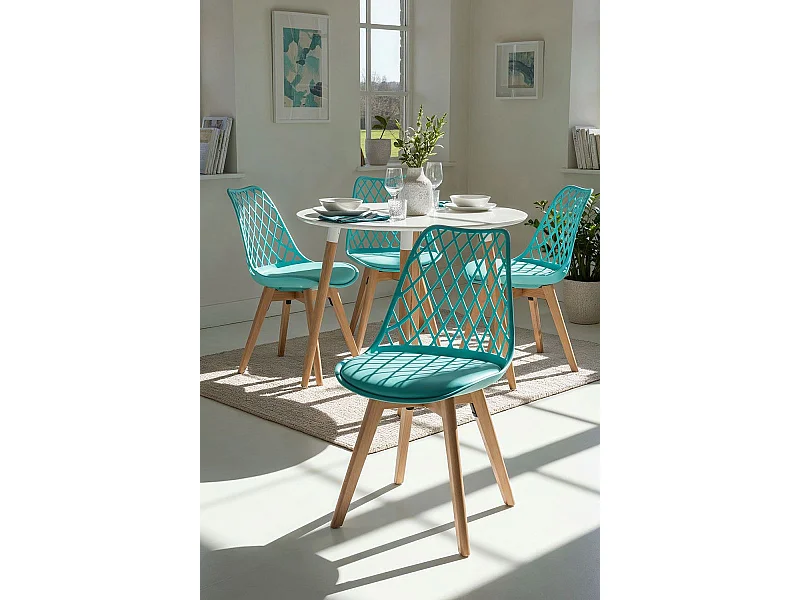 Packs Sillas Comedor - Pack 4 Sillas Mima - Aguamarina
