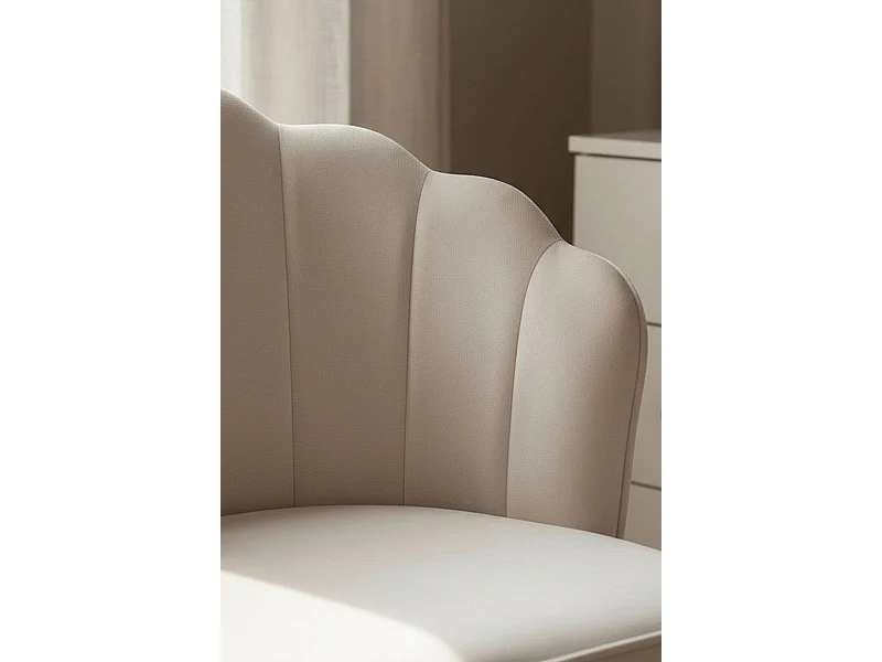 Sillas Comedor - Silla Blume Gold Terciopelo - Beige