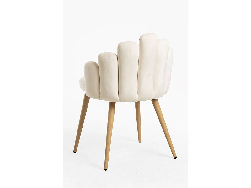 Sillas Comedor - Silla Hand Terciopelo - Beige