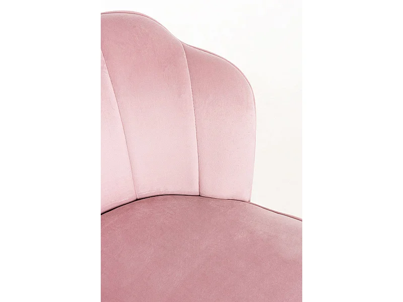 Sillas Comedor - Silla Blume Gold Terciopelo - Rosa