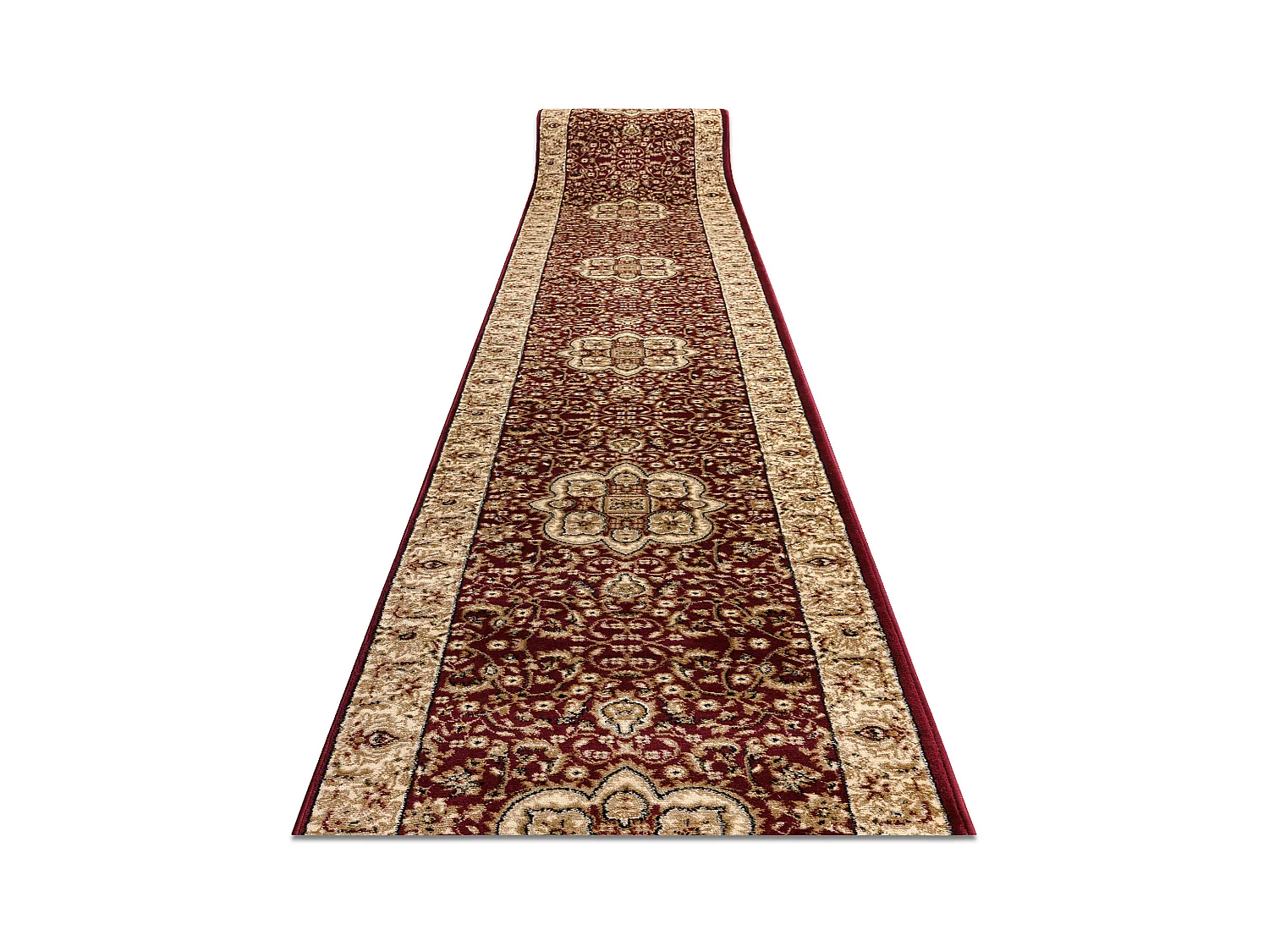 Tapis de couloir HEAT-SET ROYAL AGY 0521 bordeaux 80x350 cm
