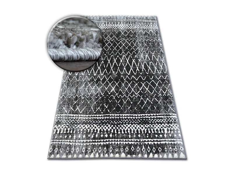 Tapis SHADOW 9890 visone / noir 120x170 cm