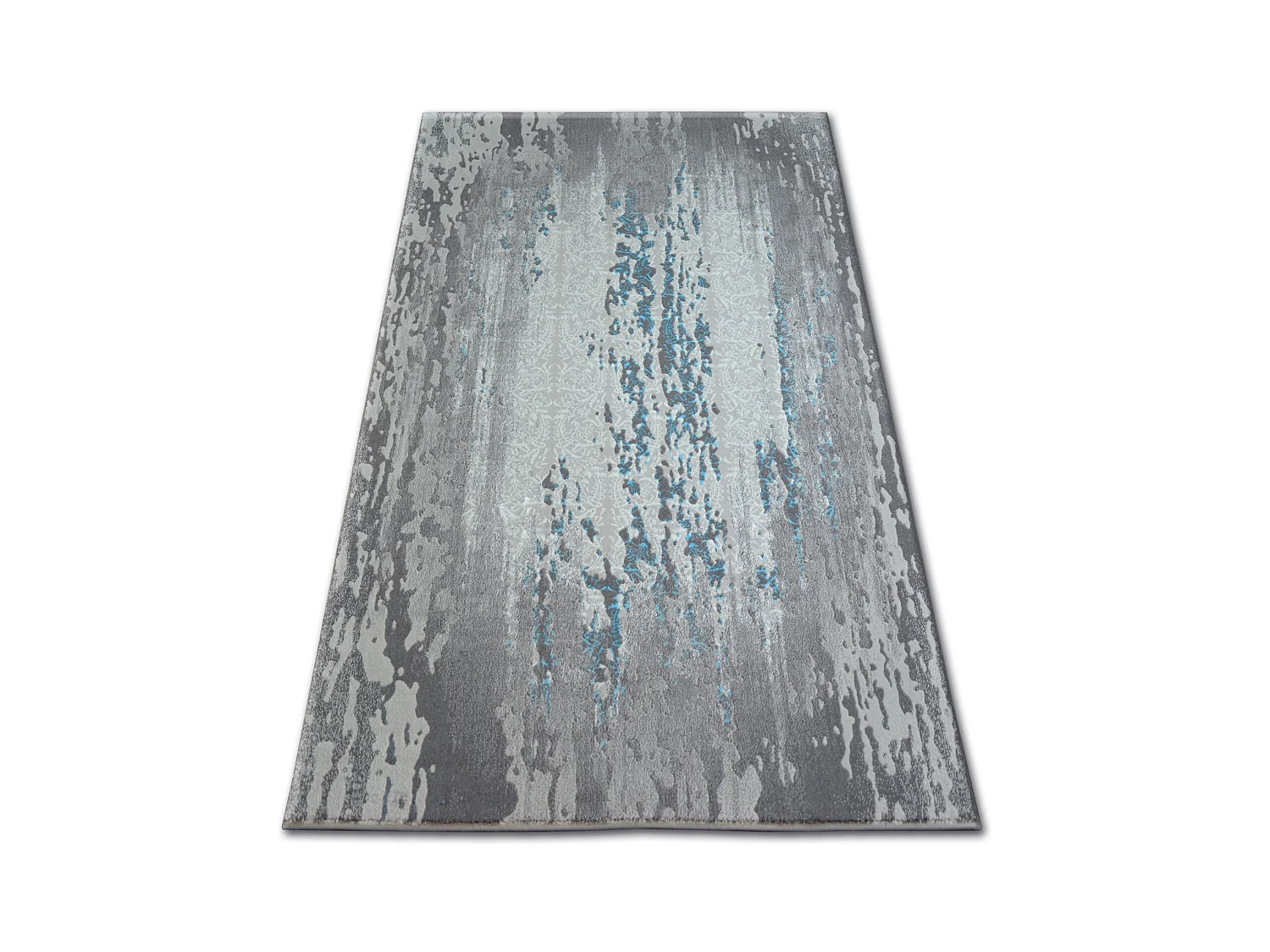 Tapis ACRYLIQUE PATARA 0116 Sable Clair/Turquoise 80x150 cm