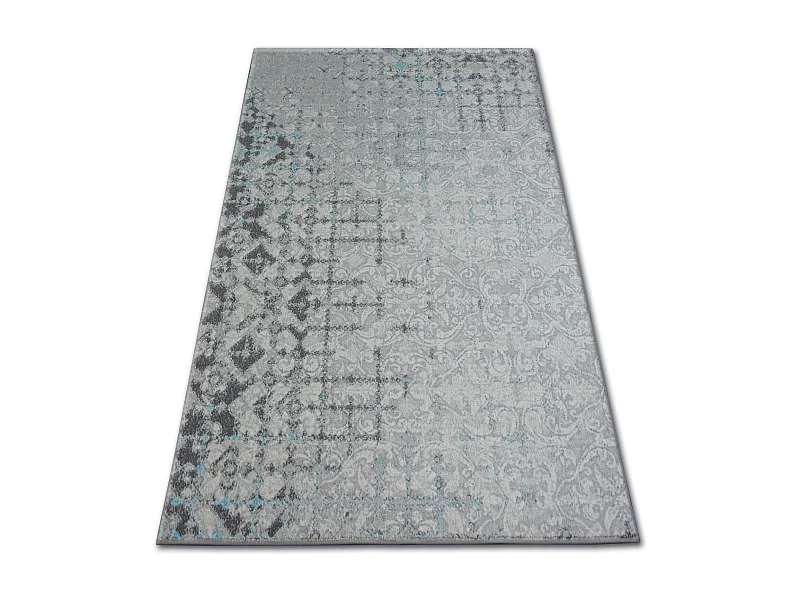 Tapis ACRYLIQUE PATARA 0140 Sable Clair/Turquoise 80x150 cm