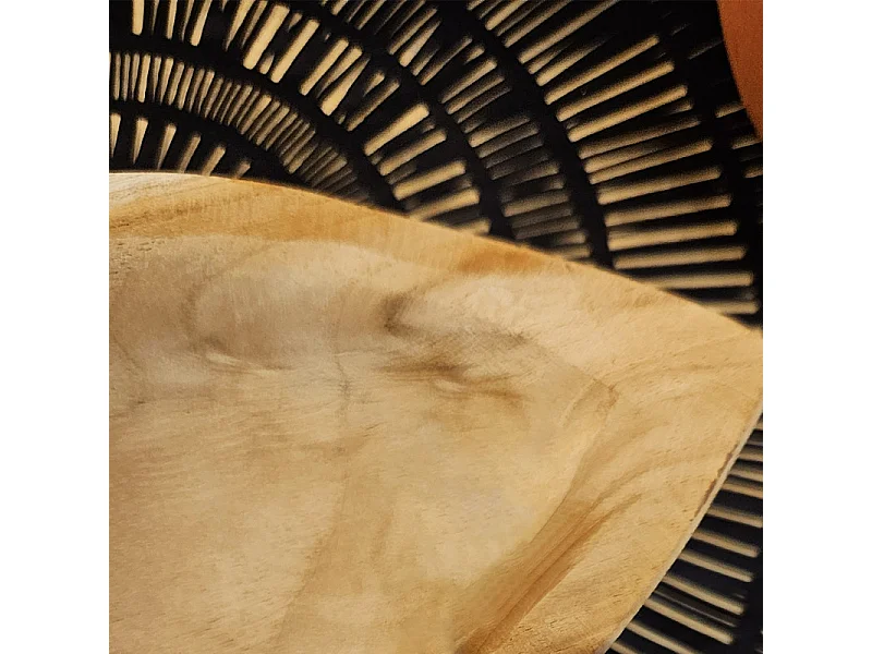 Plateau barque / Vide poche L. 38 cm en bois de teck massif - TITOUAN