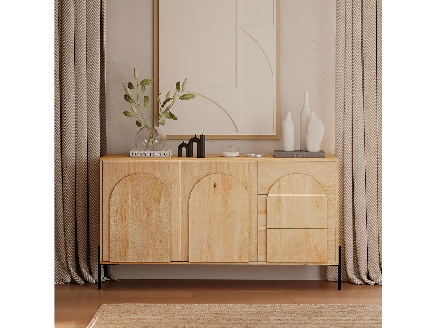 Buffet in legno di mango - Ama