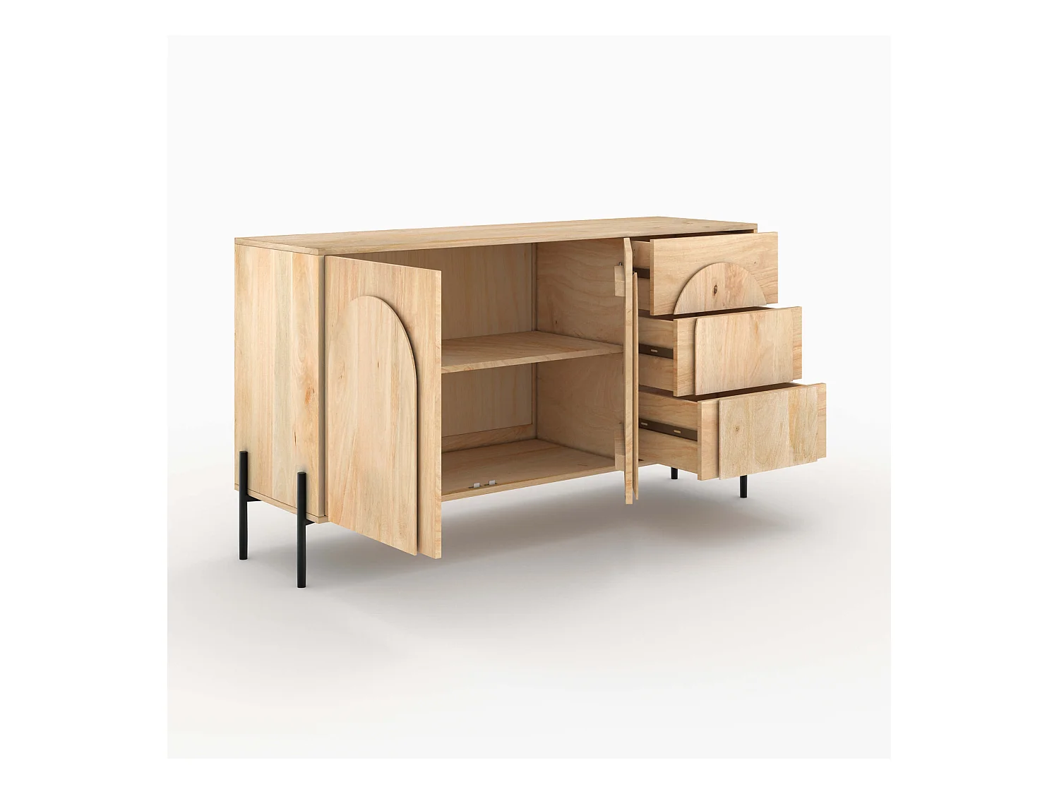 Buffet en bois de manguier - Ama