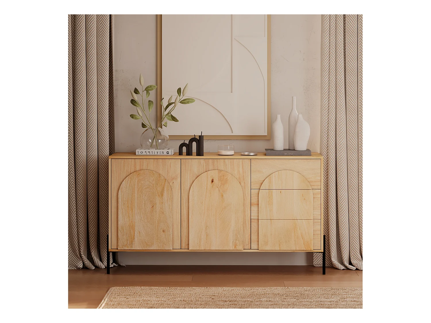 Buffet en bois de manguier - Ama