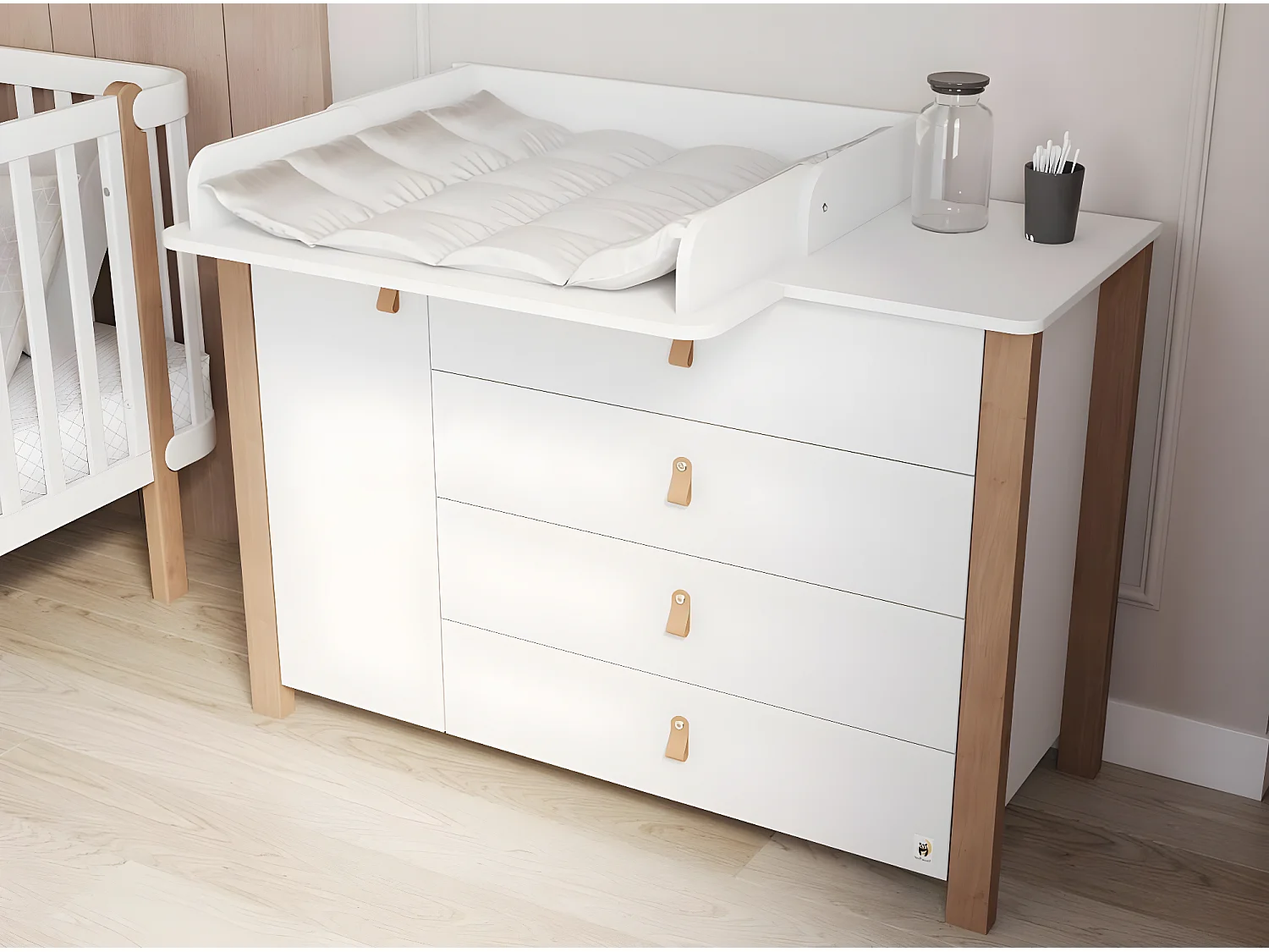 Cambiador Bebé ETUDE CT50 50x120x86 Blanco