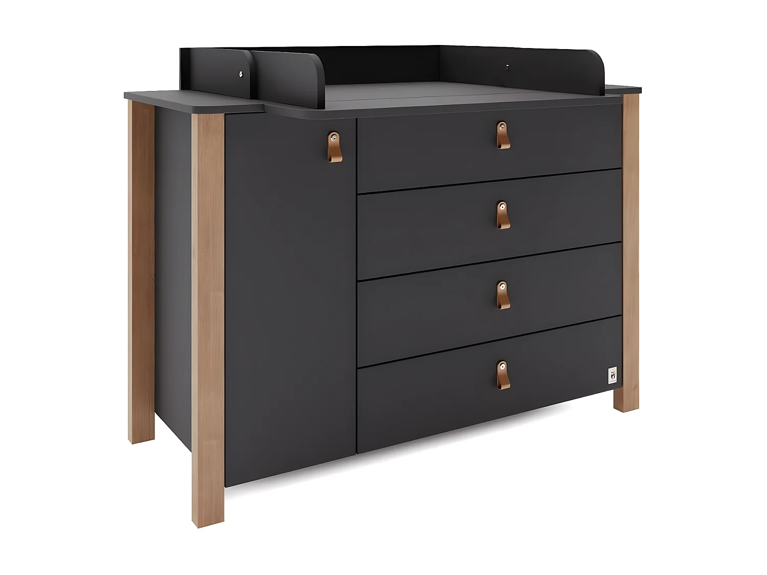 Cambiador Bebé ETUDE CT50 50x120x86 Negro