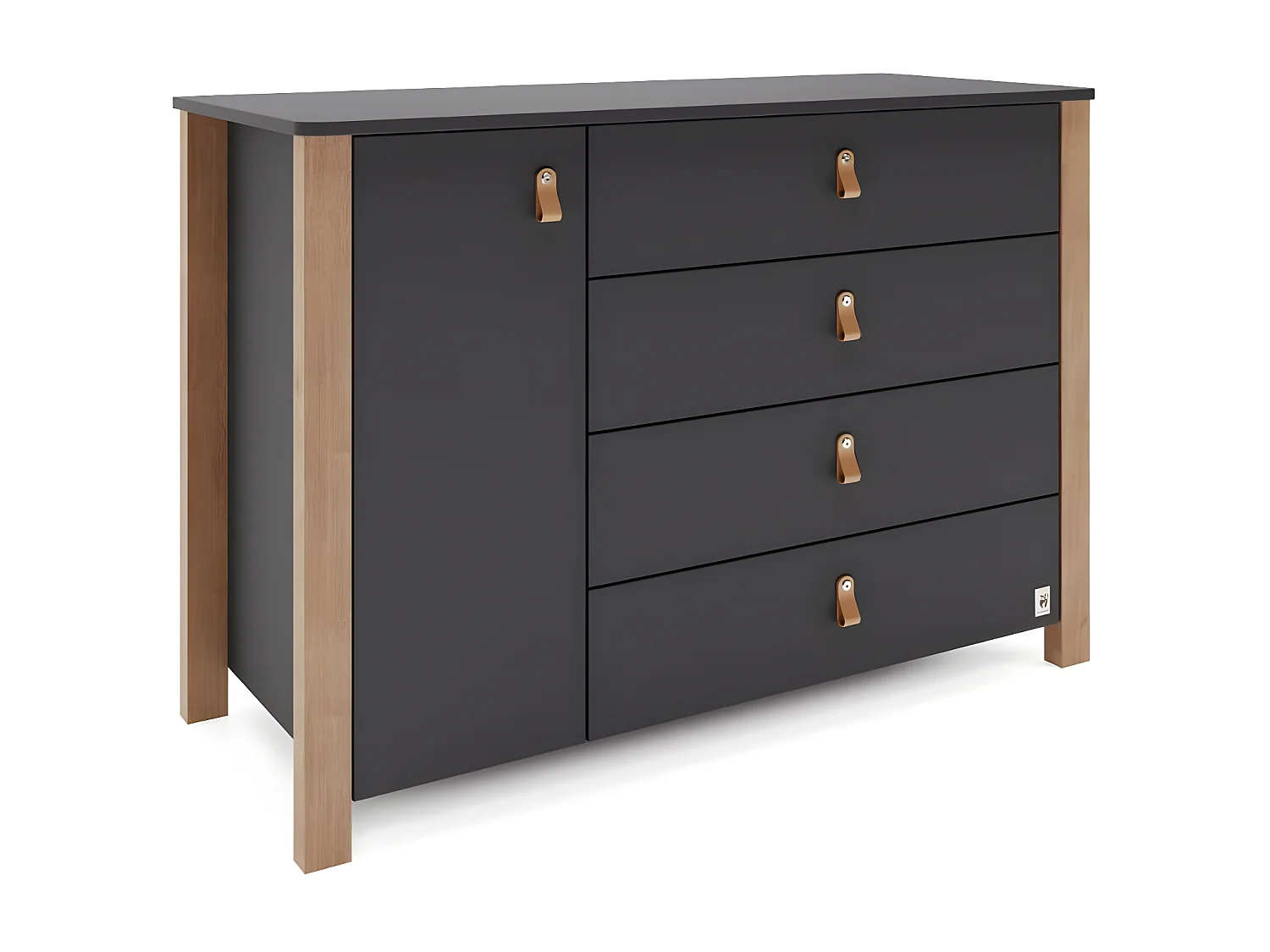 Cambiador Bebé ETUDE CT50 50x120x86 Negro