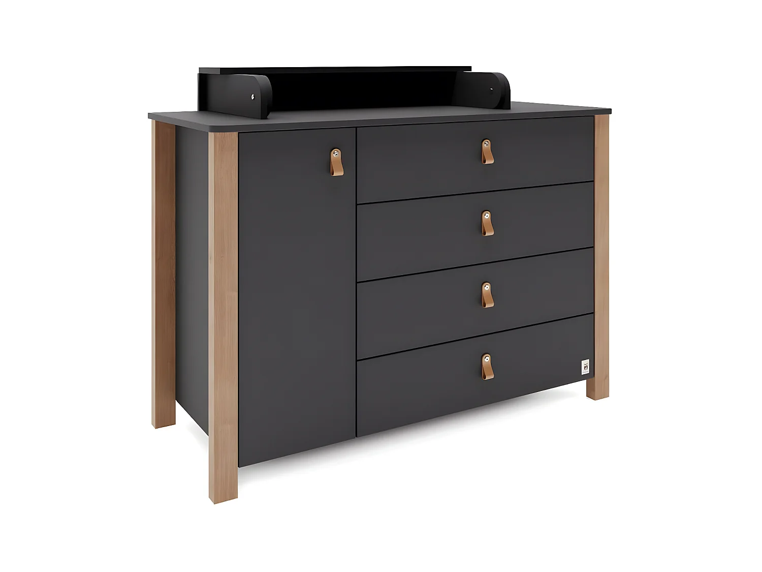 Table À Langer ETUDE CT50 50x120x86 Noir