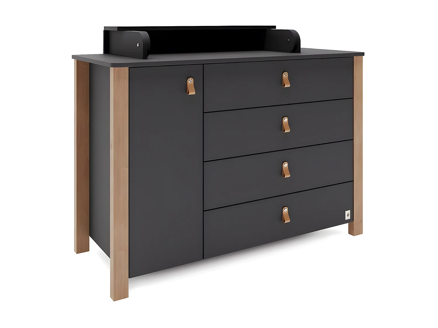 Table À Langer ETUDE CT50 50x120x86 Noir