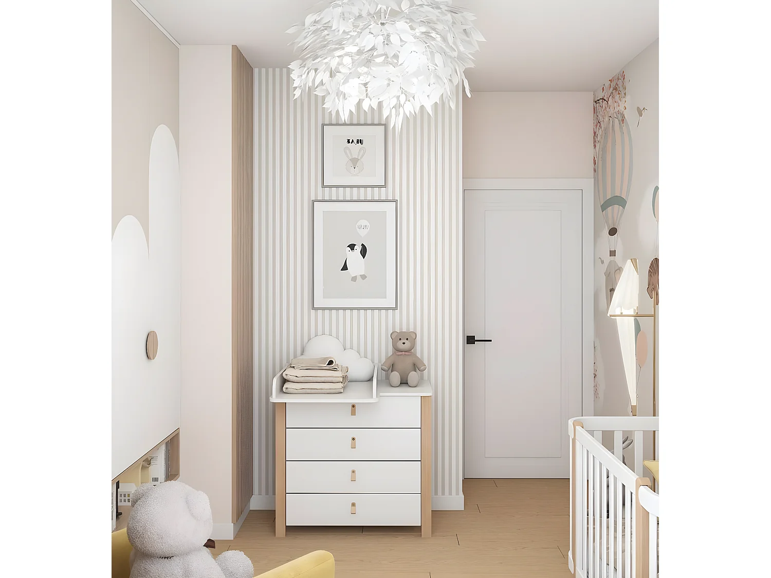 Cambiador Bebé ETUDE CT90 90x50x86 Blanco