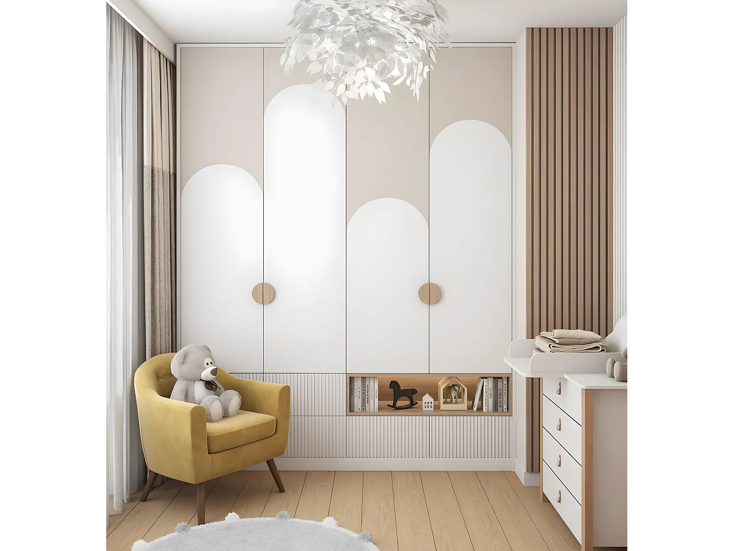 Table À Langer ETUDE CT90 90x50x86 Blanc