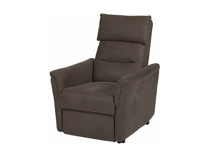 HORACE - Fauteuil Relax Electrique Releveur Tissu Gris Foncé