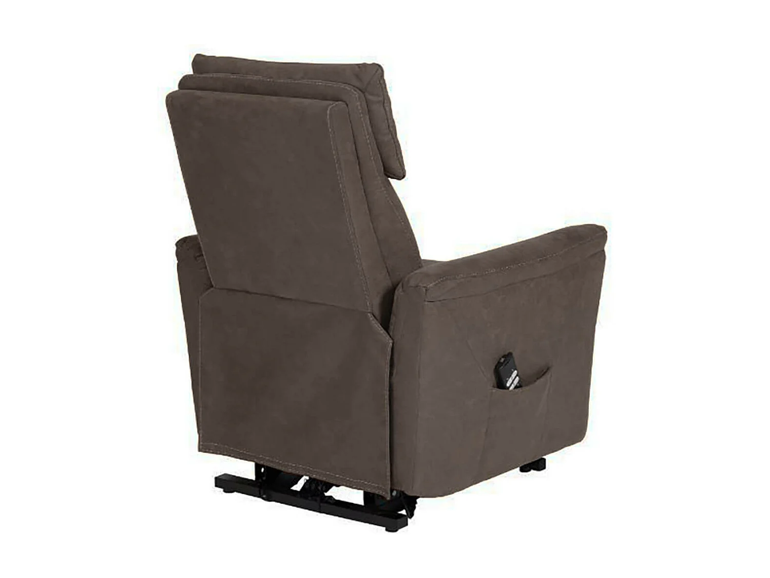 HORACE - Fauteuil Relax Electrique Releveur Tissu Gris Foncé