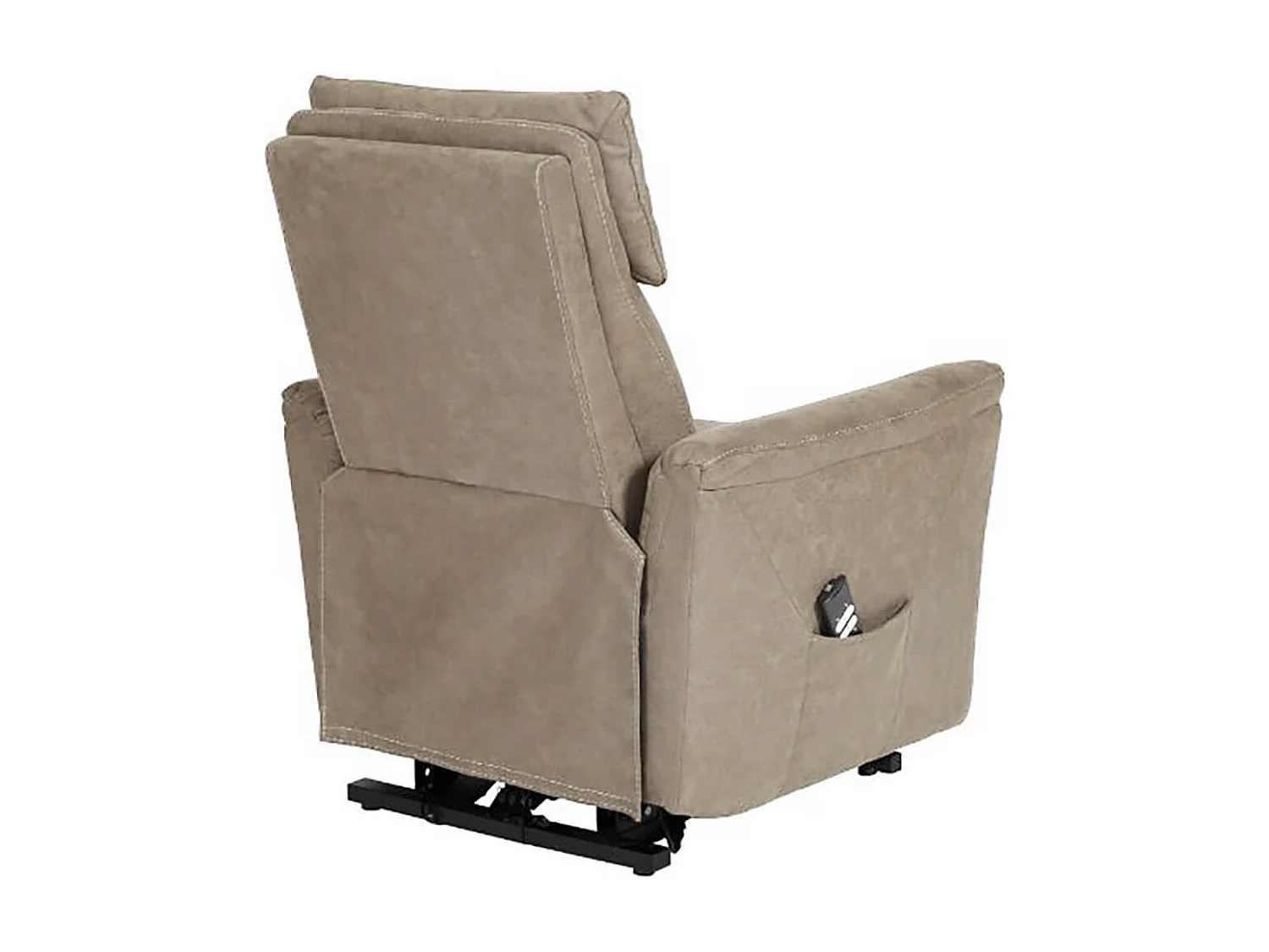 HORACE - Fauteuil Relax Electrique Releveur Tissu Taupe