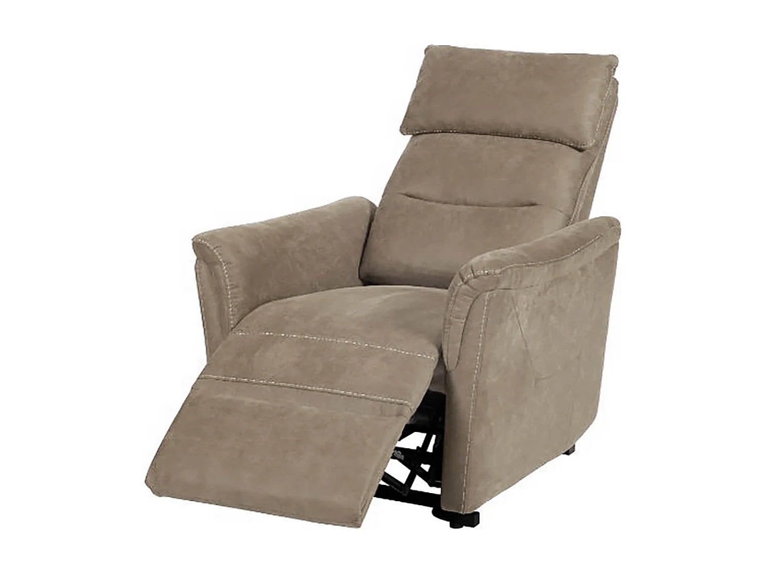 HORACE - Fauteuil Relax Electrique Releveur Tissu Taupe