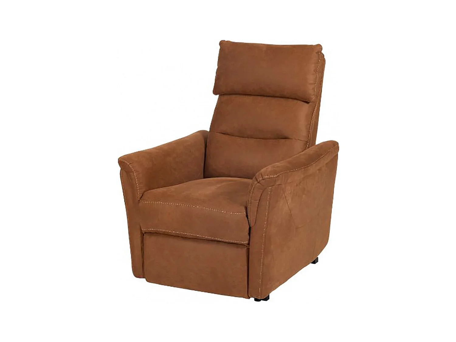 HORACE - Fauteuil Relax Electrique Releveur Tissu Cognac