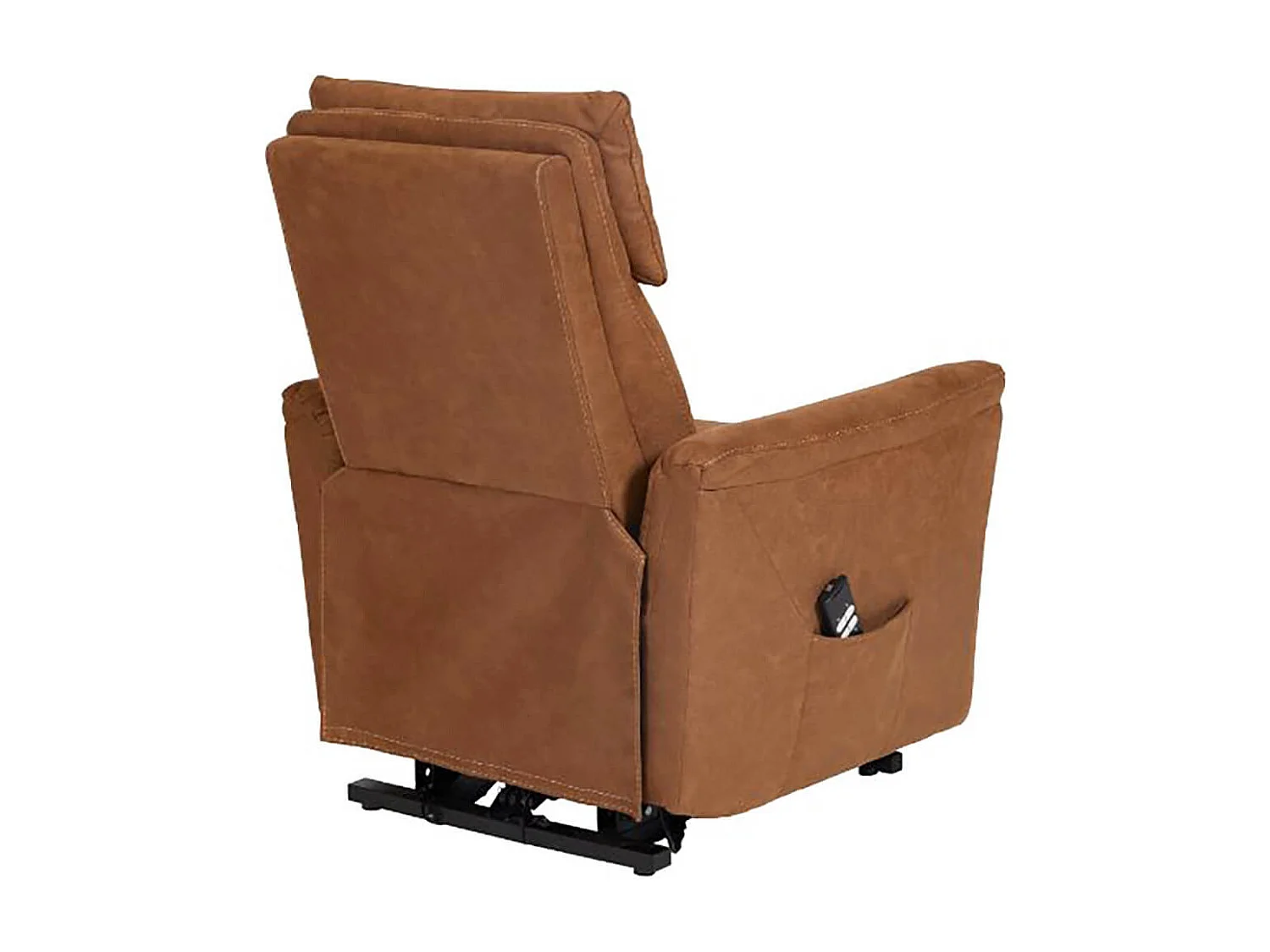 HORACE - Fauteuil Relax Electrique Releveur Tissu Cognac