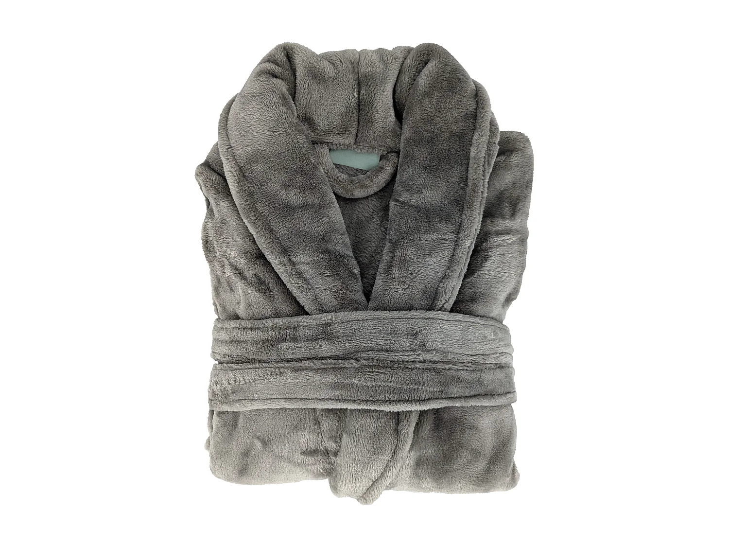 Peignoir col châle adulte DORIS micro fourrure taille S marron chamois