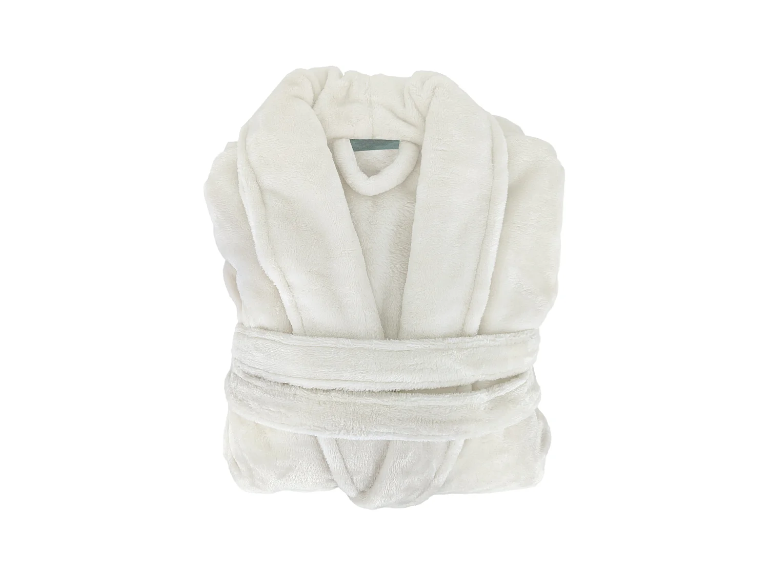 Peignoir col châle adulte DORIS micro fourrure taille L ecru