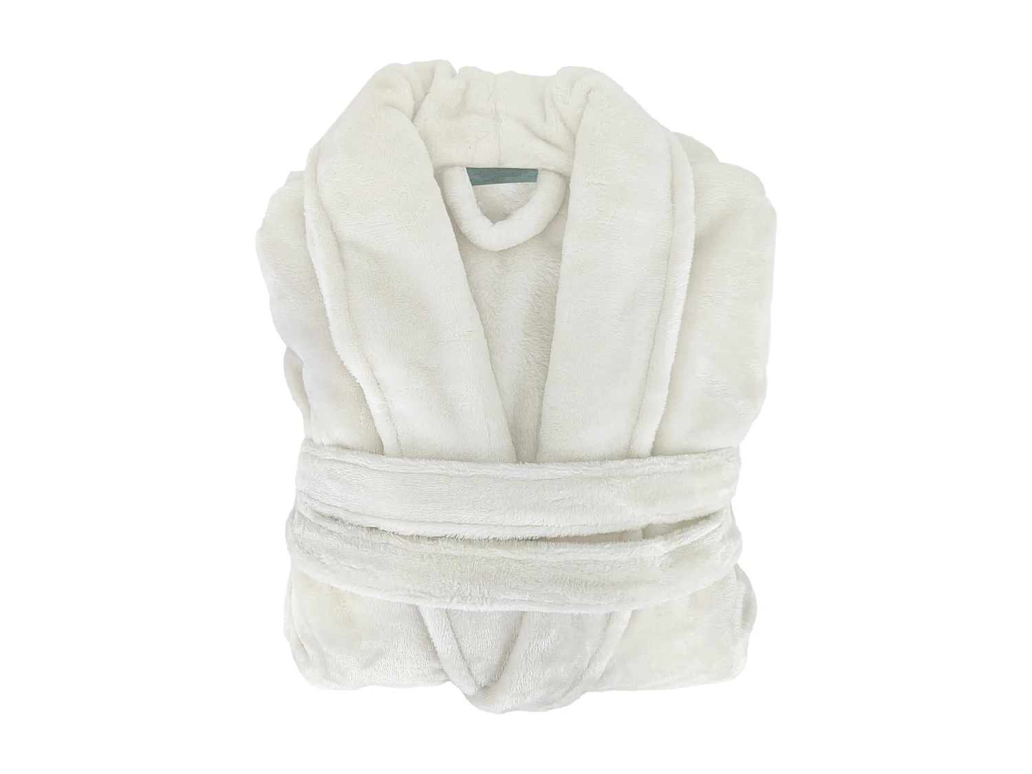 Peignoir col châle adulte DORIS micro fourrure taille S ecru