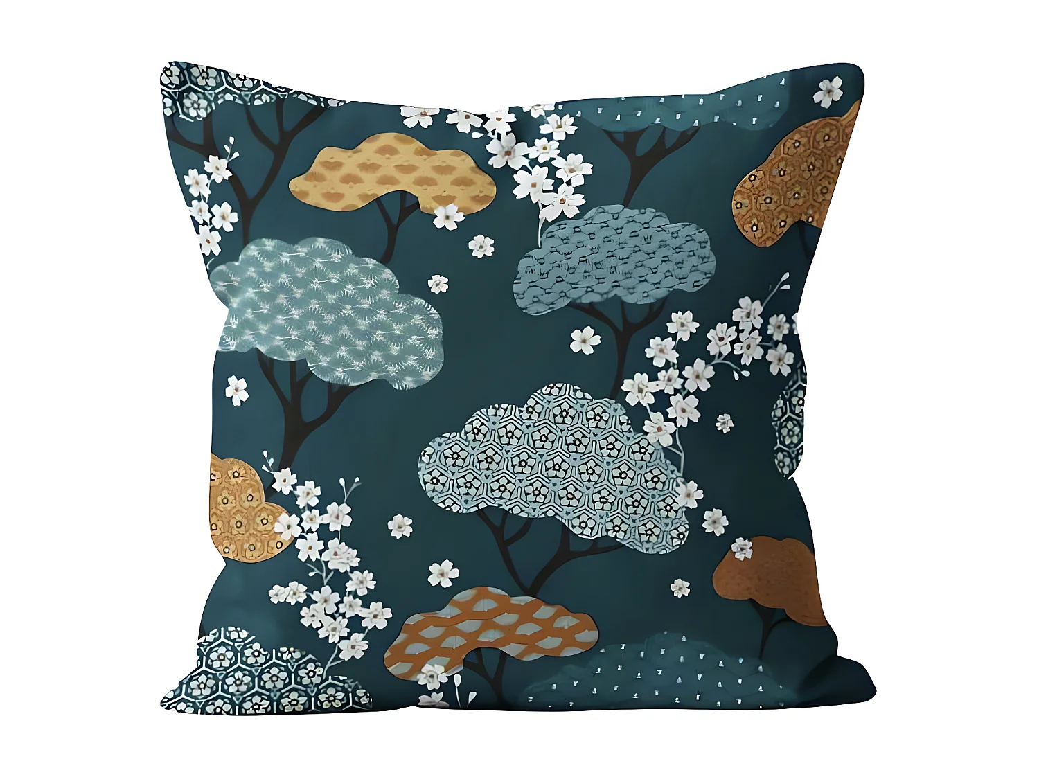 Coussin en velours 40x40 cm VELVET B02, par Soleil d'ocre