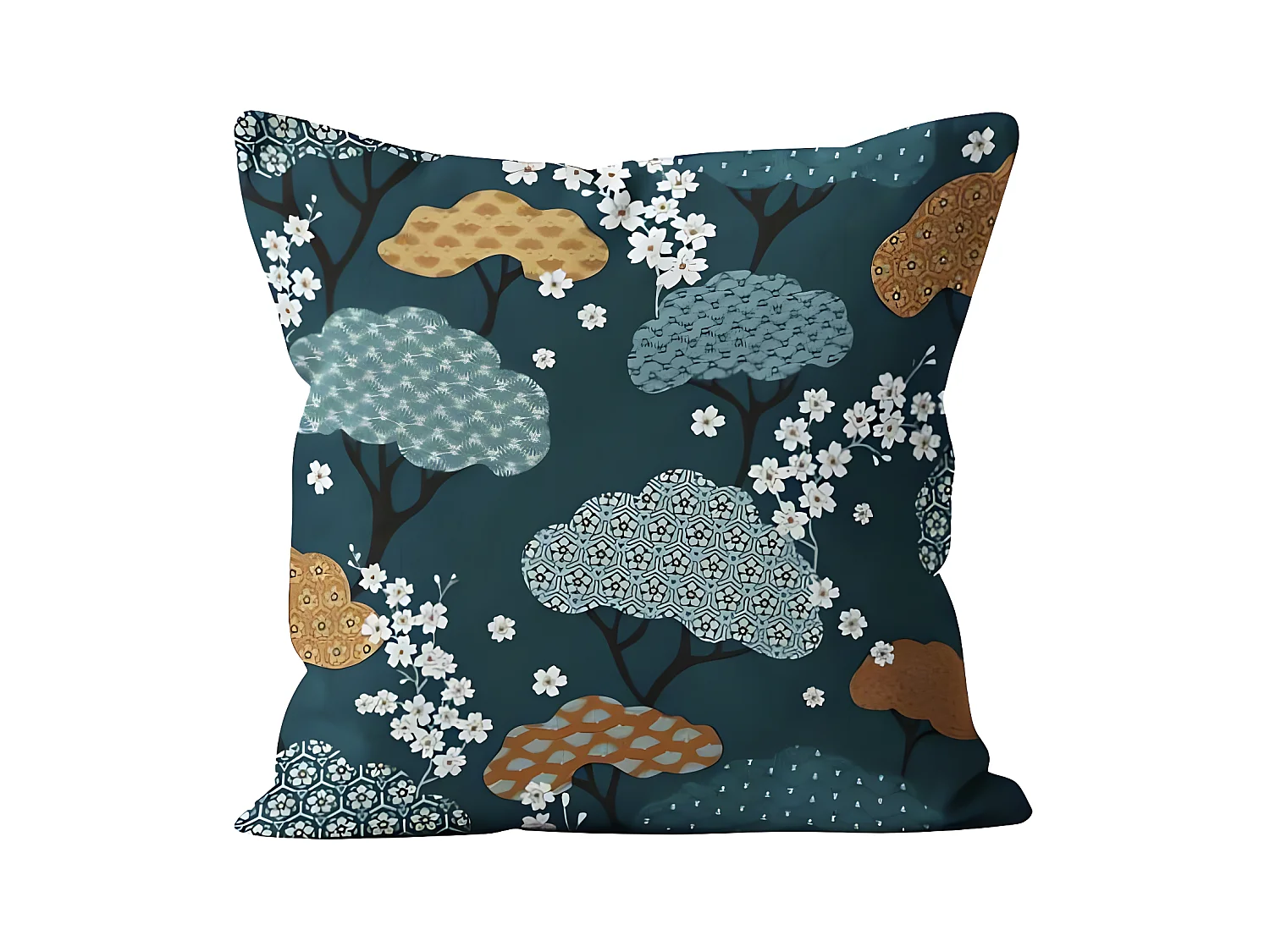 Coussin en velours 40x40 cm VELVET B02, par Soleil d'ocre