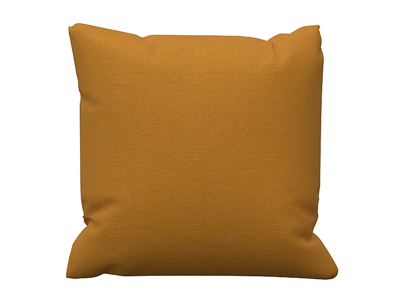 Cojín de algodón 40x40 cm PANAMA mostaza, de Soleil d'Ocre